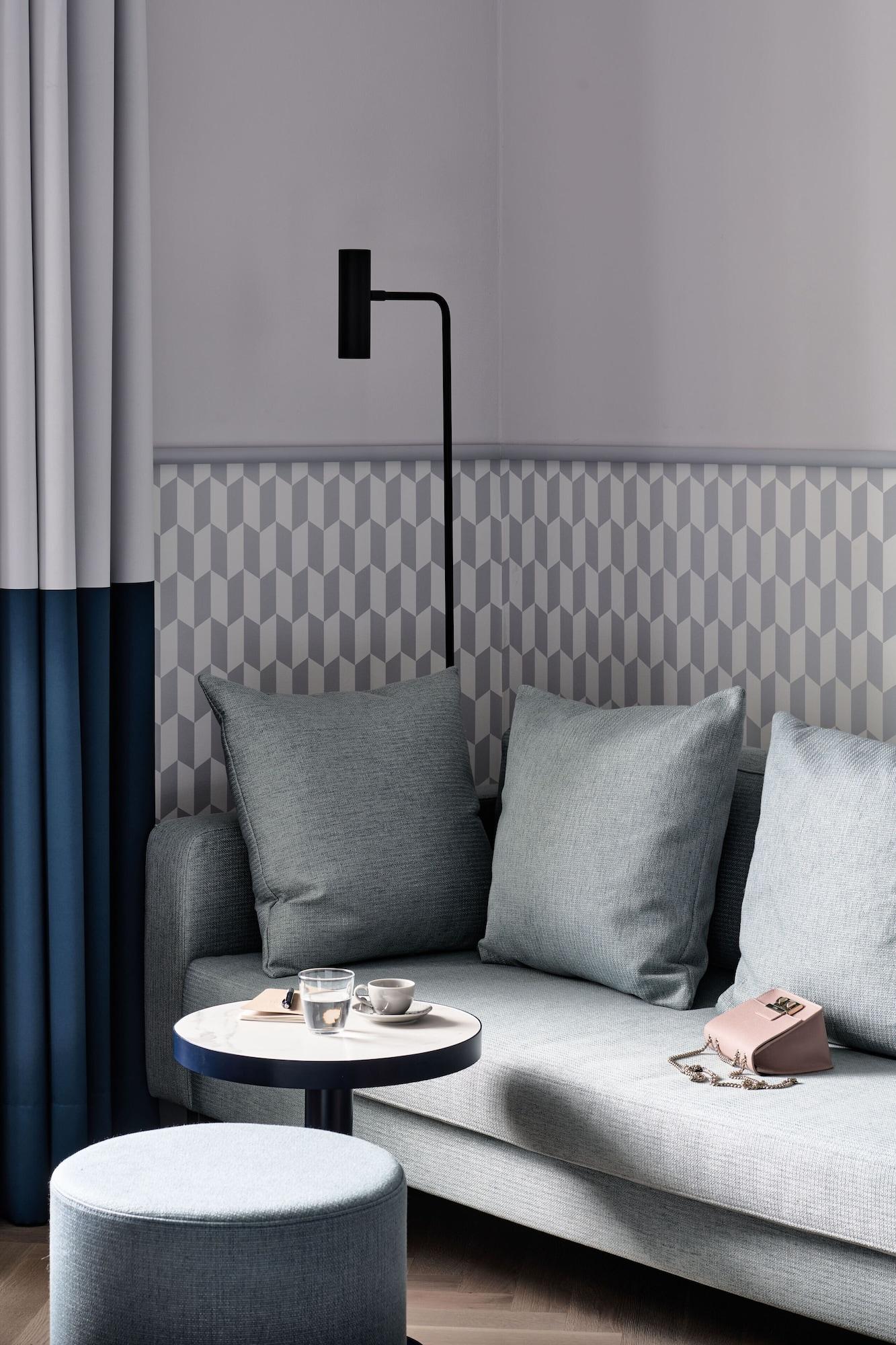 Falkensteiner Boutique Hotel Prague Ngoại thất bức ảnh A 3D rendering of a sofa